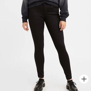 NWT Black Levi’s 710 Super Skinny Mid Rise Sz 2 Short (w26 l 28)